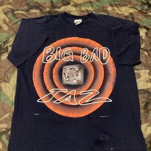 Vintage‎ 1998 looney tunes freeze taz graphic tee mens size L/23